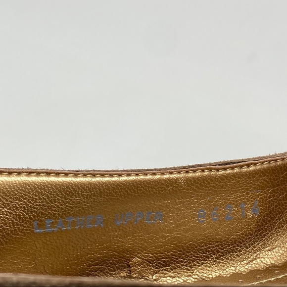 J Crew Suede Ballet Flats Round Toe Bow 8.5 brown - Picture 8 of 9